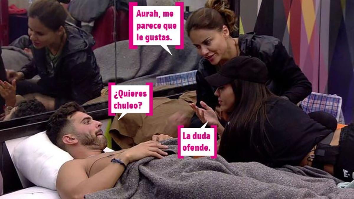 El 'edredoning' de Aurah Ruiz y Suso en 'GH VIP'