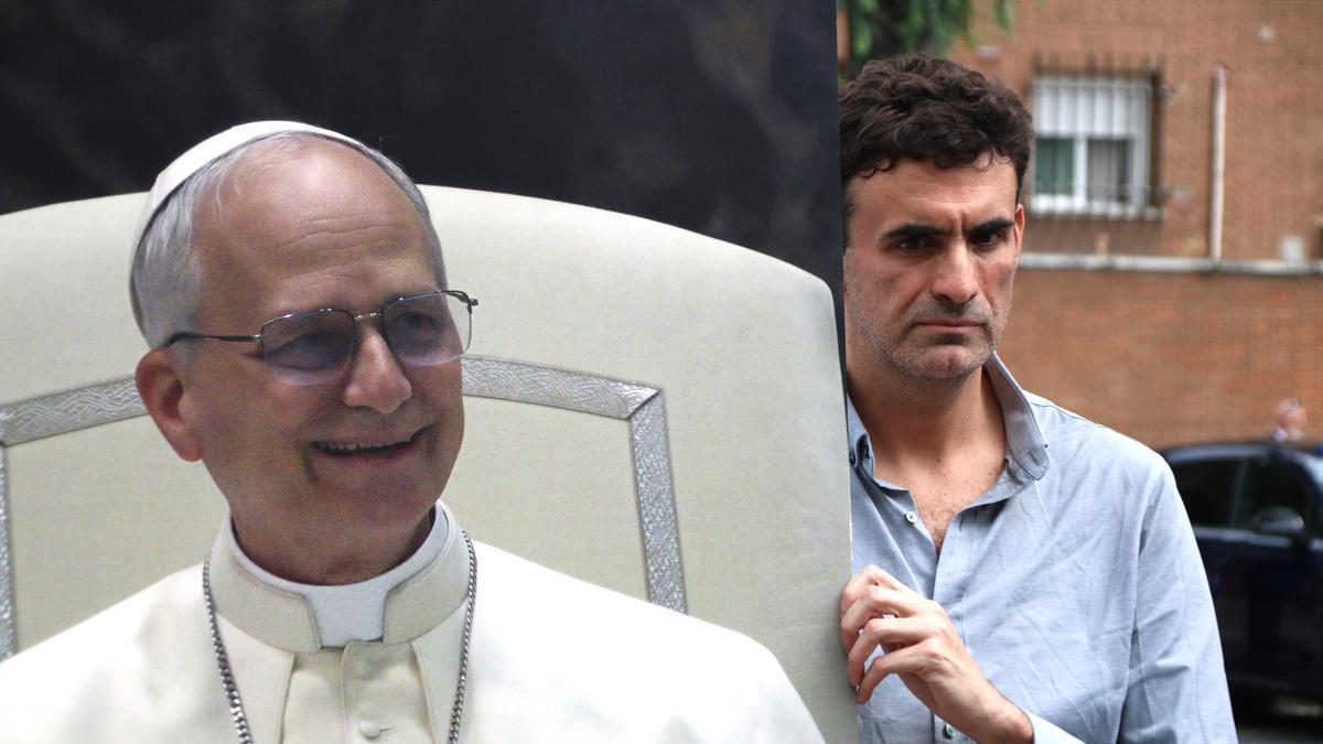 El primer denunciant d'abusos sexuals a l'Abadia de Montserrat, Miguel Hurtado, davant la Nunciatura Apostólica de Madrid