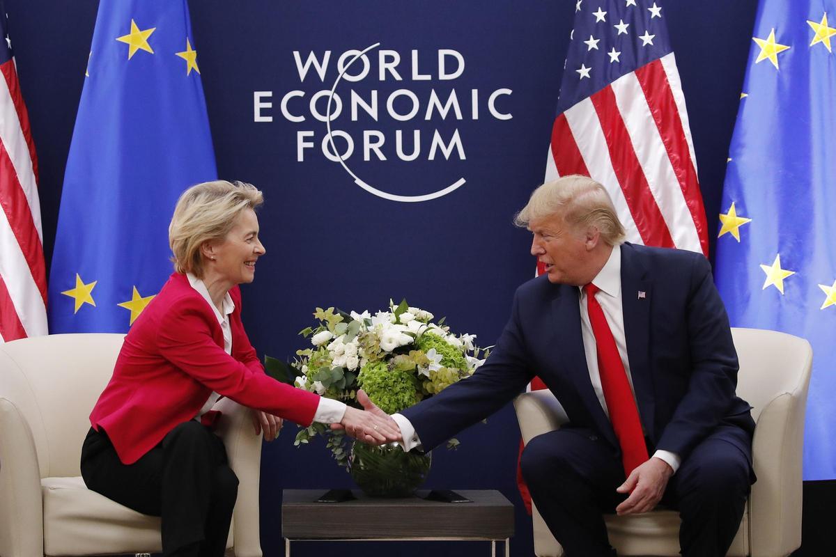 Ursula Von der Leyen y Donald Trump, en una imagen de archivo.