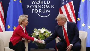 Ursula Von der Leyen y Donald Trump, en una imagen de archivo.
