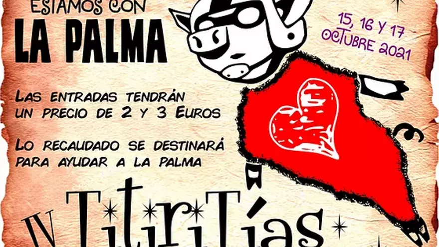 El festival solidario de artes escénicas ‘TitiriTías’ regresa con ayudas para La Palma