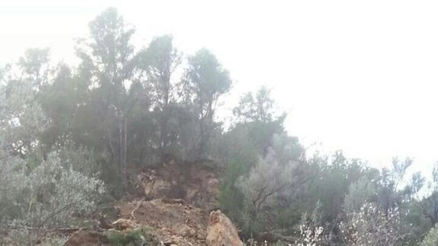 Cerrado el túnel de Sóller hasta mañana por un desprendimiento de rocas