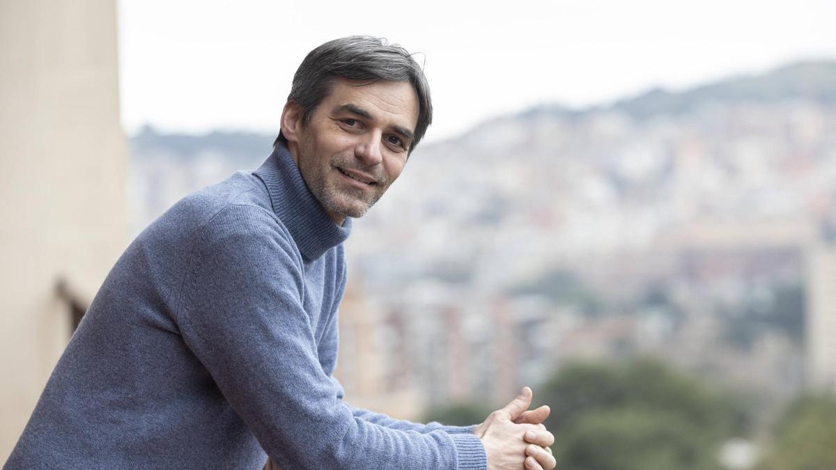 Ábel Bereményi, antropólogo, en la Facultad de Educación de la Universitat de Barcelona.