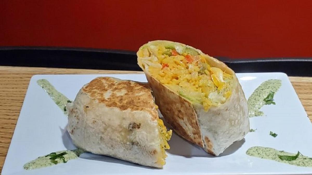 Los burritos de paella con chorizo en Nueva York