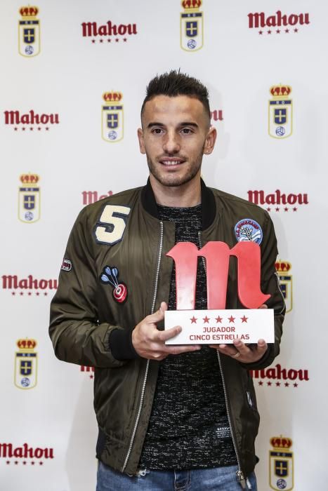 Entrega del Premio Mahou a José Fernández en el Carlos Tartiere