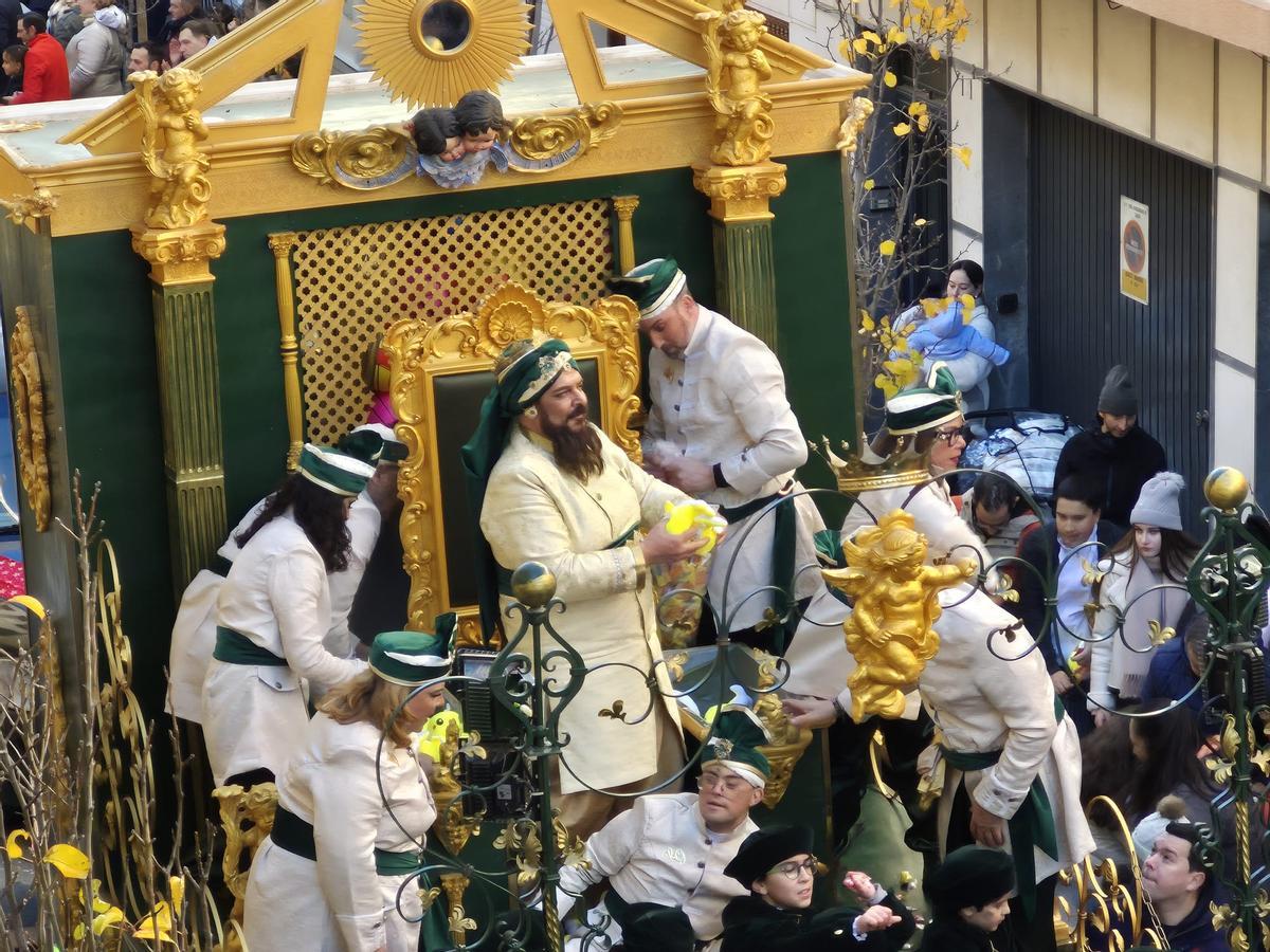Cabalgatas en la provincia en la mañana de Reyes