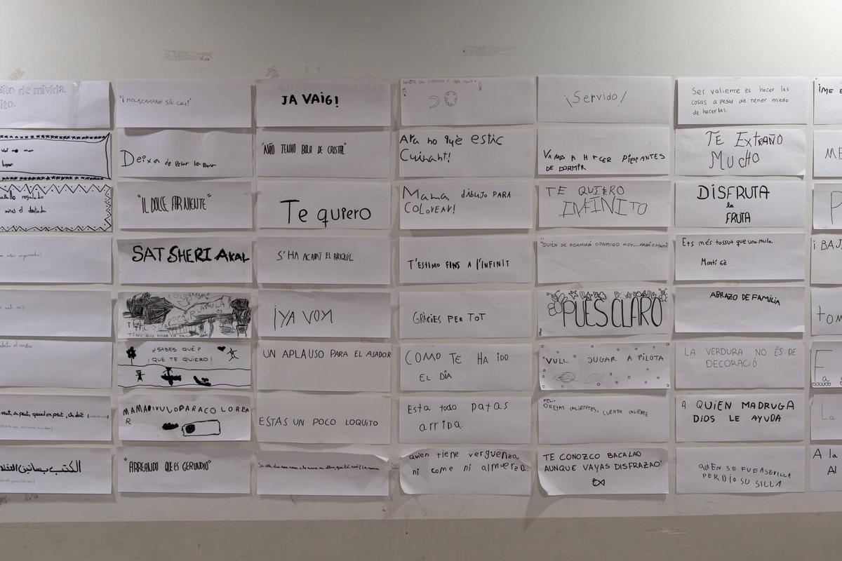 Obra creada por alumnado de todos los cursos de la escuela Josep M. de Sagarra de Barcelona.