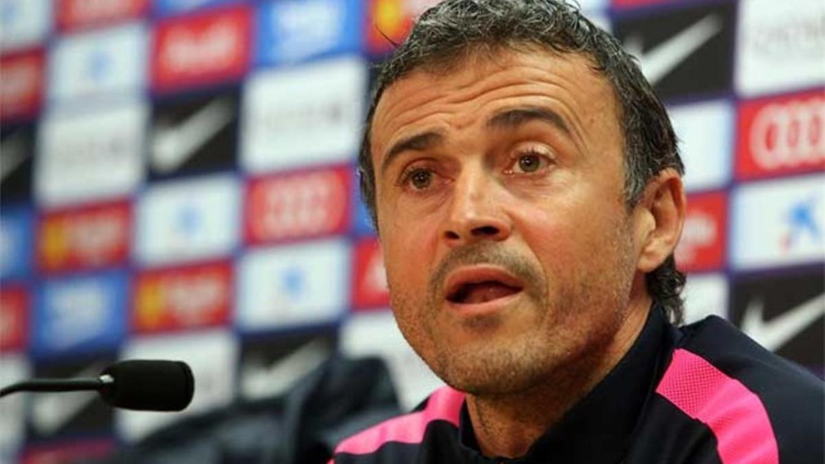 Luis Enrique Martínez atendió a los medios de comunicación antes del Granada-Barça