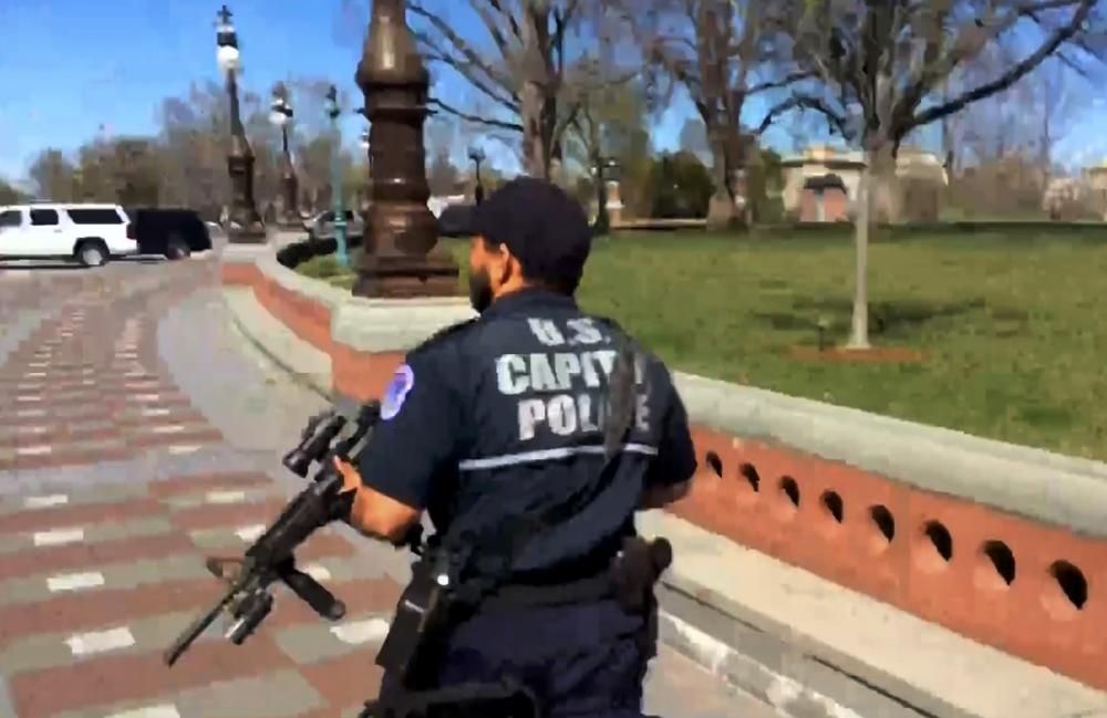 Un detenido por un tiroteo en el Capitolio