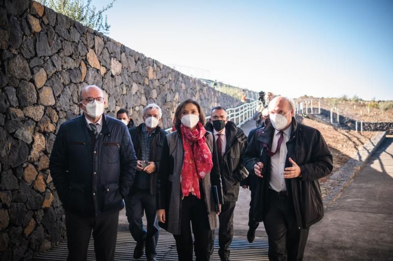 Visita de la ministra Reyes Maroto al centro de visitantes del Roque de Los Muchachos, en La Palma.