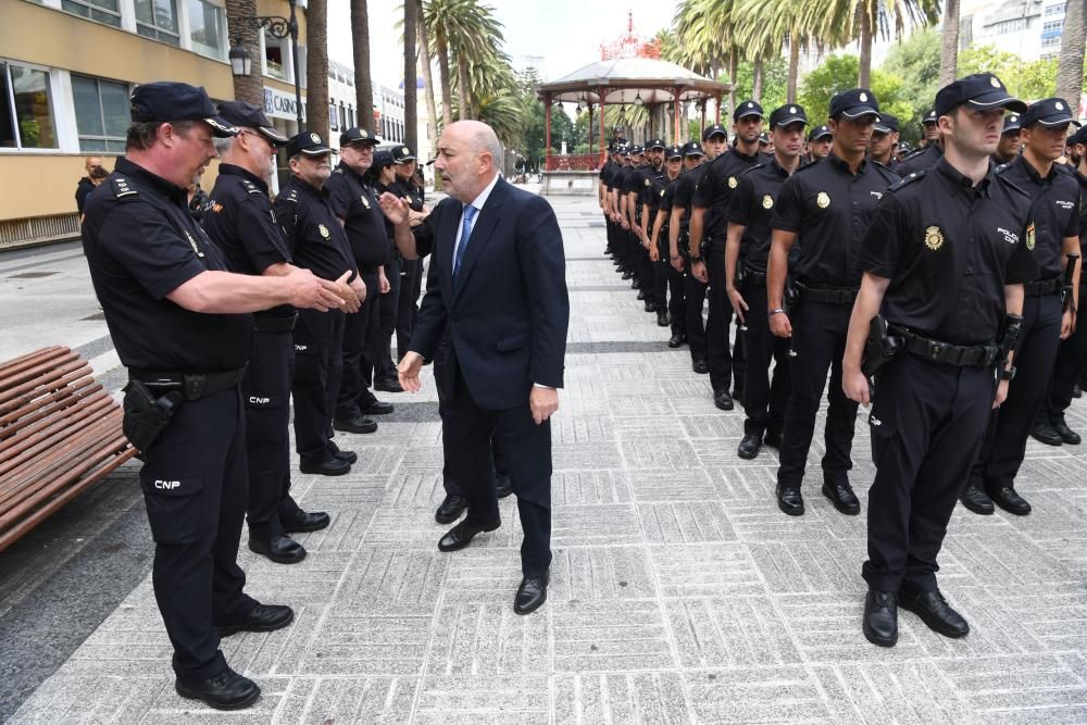 Los 154 agentes en prácticas se incorporarán durante once meses se incorporarán a las distintas plantillas policiales gallegas, 31 de ellos prestarán servicio en A Coruña.