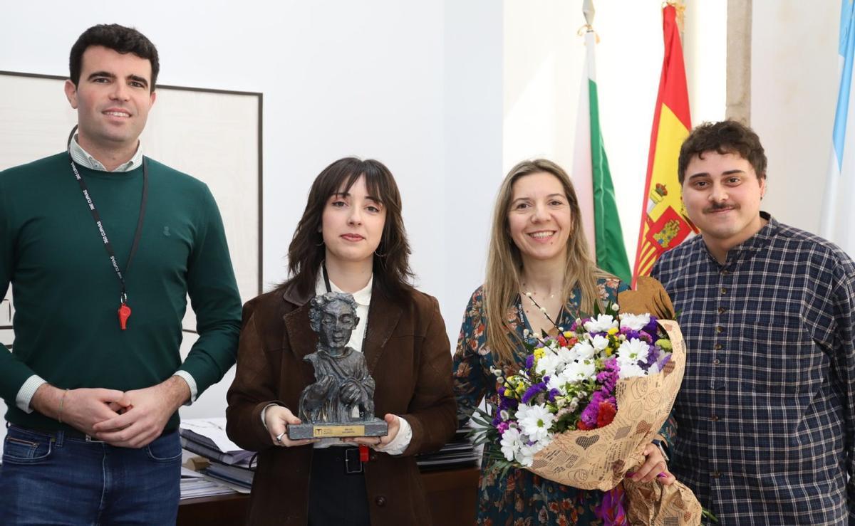 Recepción a Ariadna Silva en A Estrada |