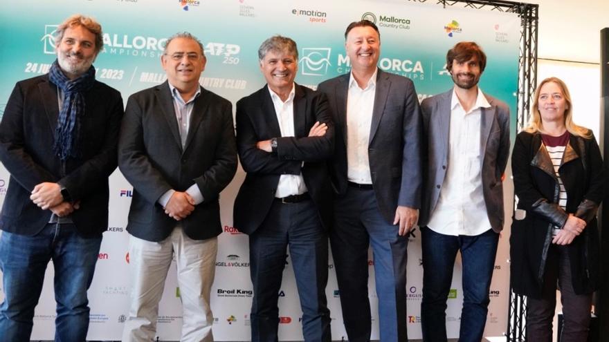 Los asistentes en la presentación de la tercera edición del Mallorca Championships.