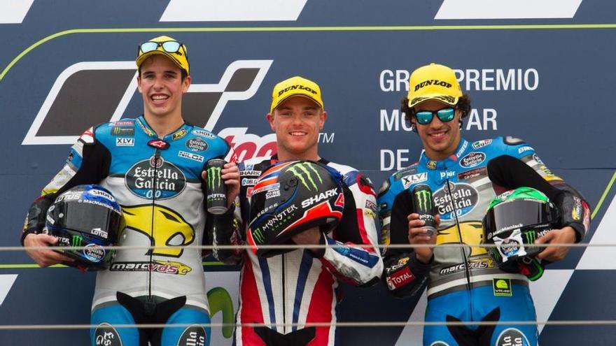 Primer podio de Àlex Márquez en Moto2