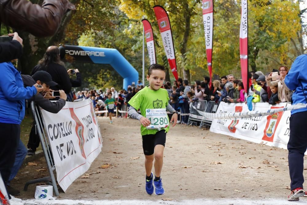 Más de 1.100 jóvenes atletas desafían a las bajas temperaturas para participar en la tradicional carrera de cross escolar.