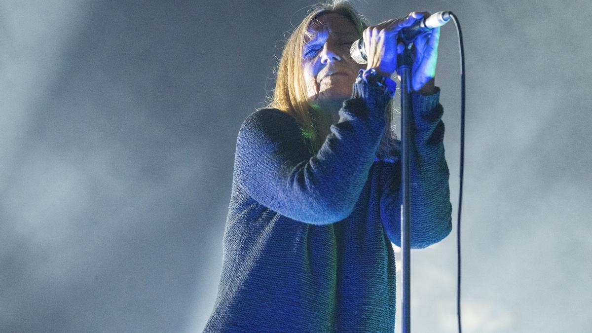 Beth Gibbons durante su concierto en el Parc del Fòrum