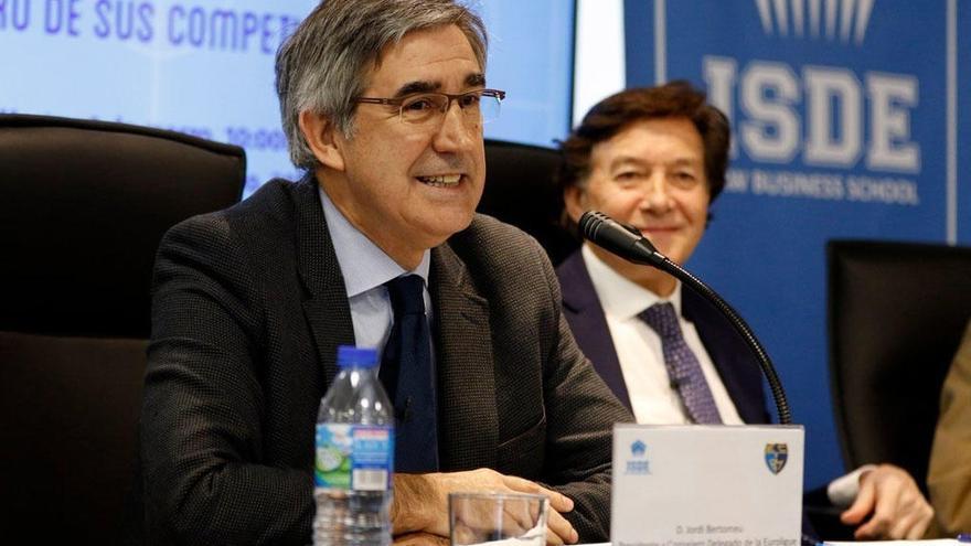 Jordi Bertomeu, en la imagen junto a José Ramón Lete, presidente del CSD, en un acto celebrado en Madrid.