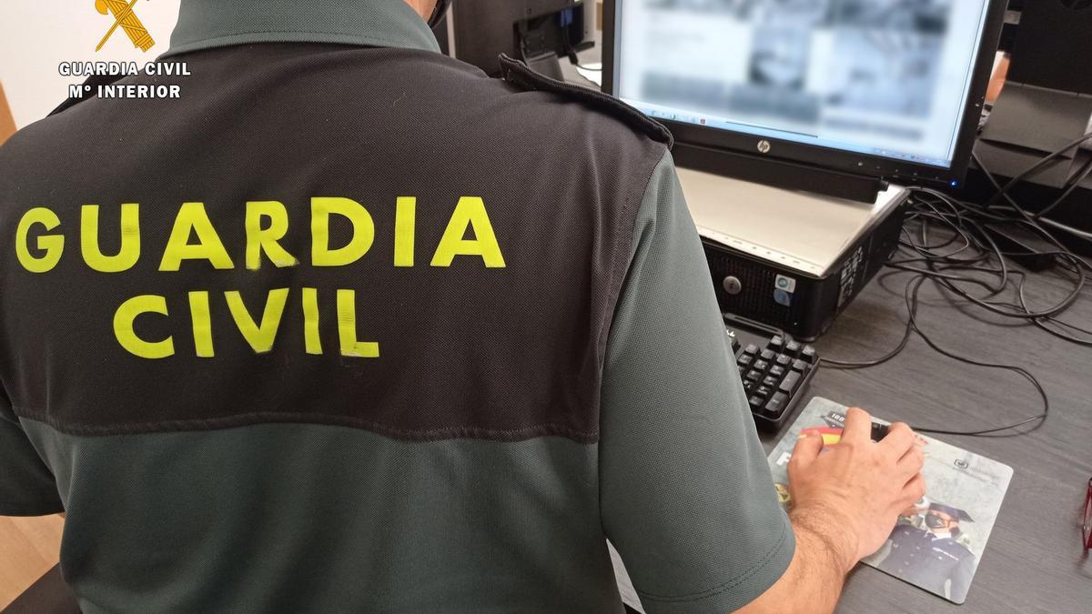 Imagen de un agente de la Guardia Civil.