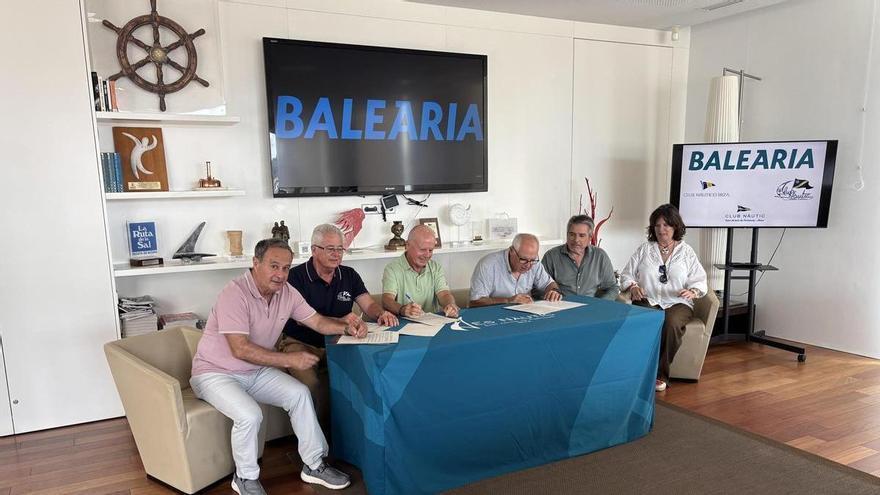 Baleària destinará 7.000 euros a los clubes náuticos de Ibiza el próximo año