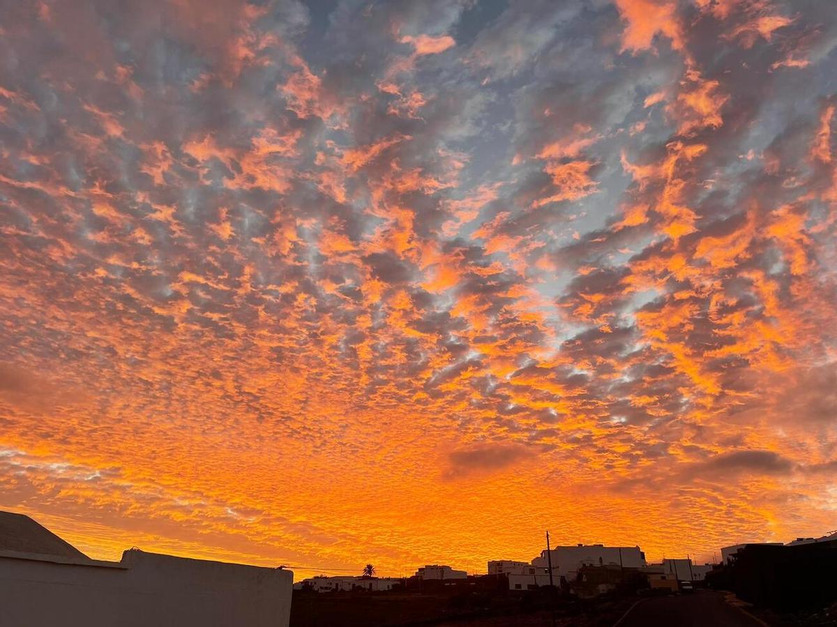 Atardecer en Tías.