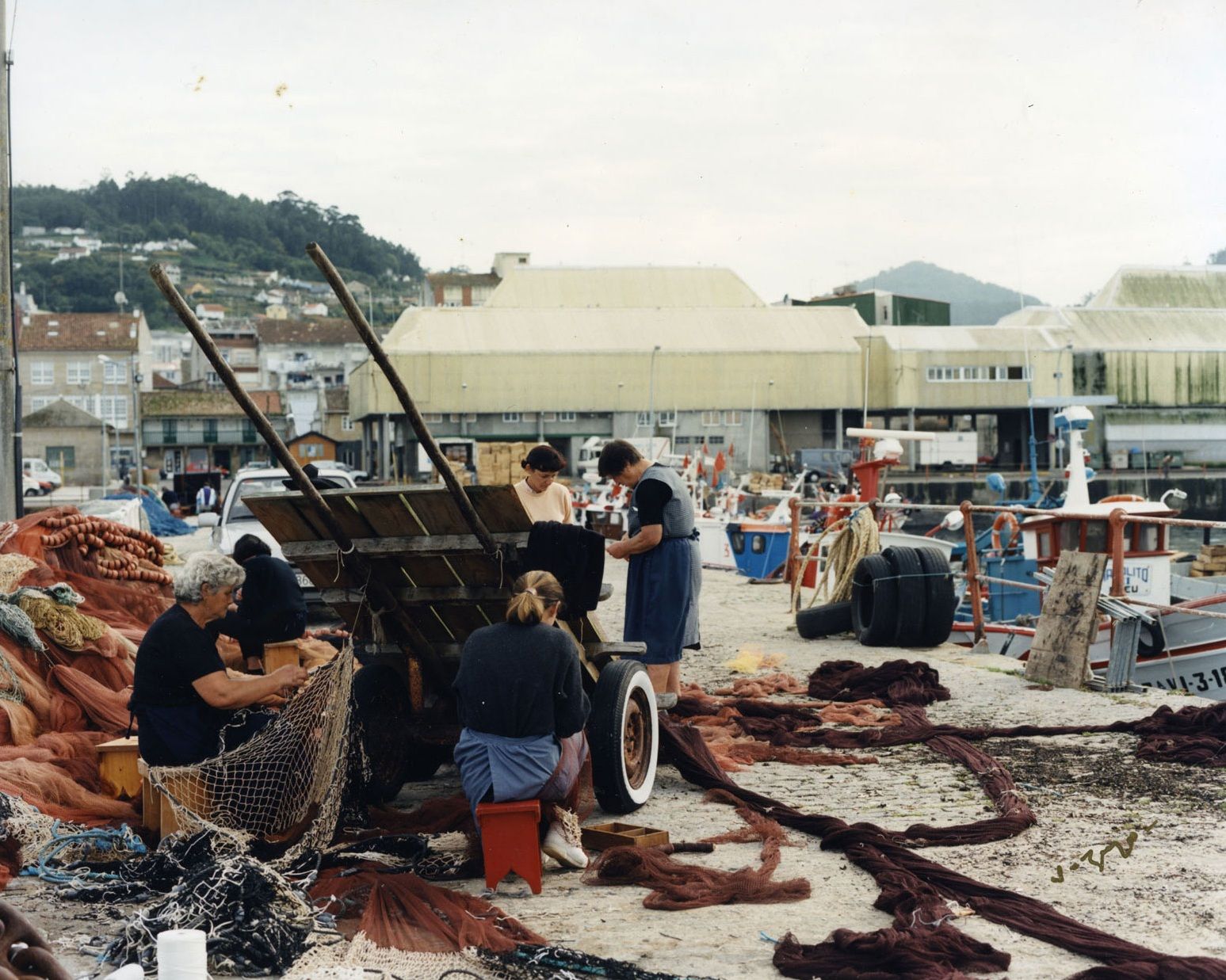 Exposición de fotografías antiguas Asociación Santos Reis. San Martiño 2021