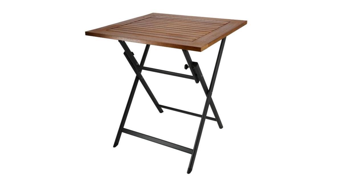 Mañana se esperan colas kilométricas en Lidl para conseguir la mesa plegable de terraza o jardín más barata del mercad: tablero de madera dura impregnada