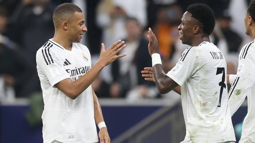Vinicius, un gran fan de Mbappé