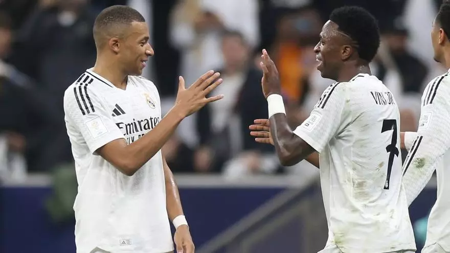 Vinicius, un gran fan de Mbappé