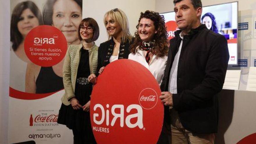 Presentación de la Gira Mujeres de Coca-Cola en la Diputación de Zamora.