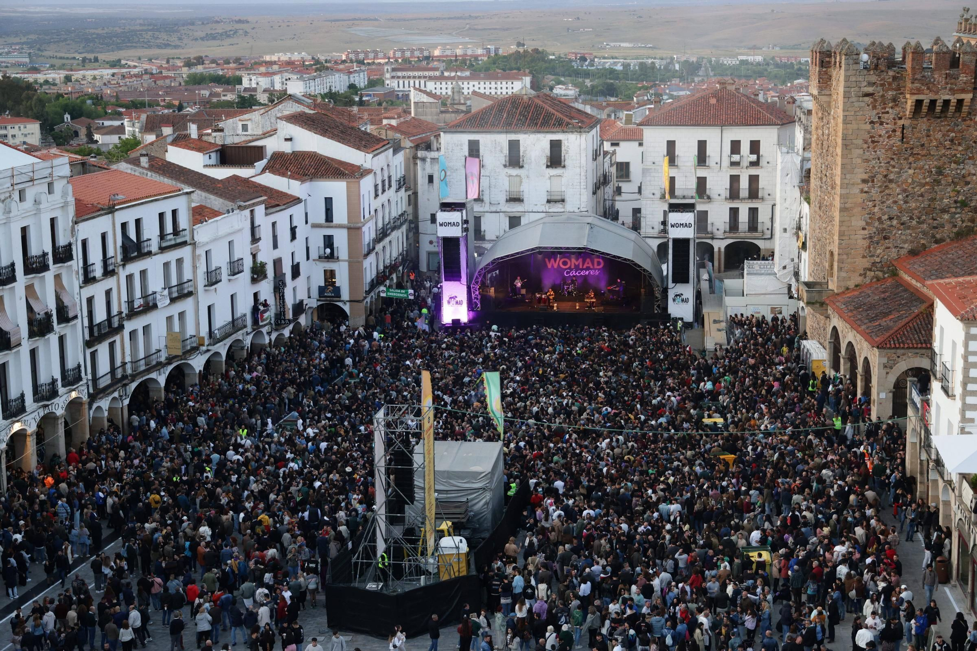 Las imágenes del sábado de Womad en Cáceres