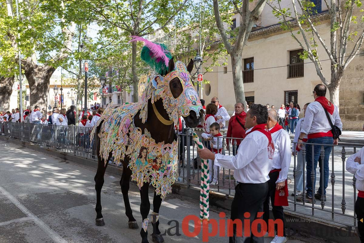 Recorrido Caballos del Vino día dos de mayo en Caravaca