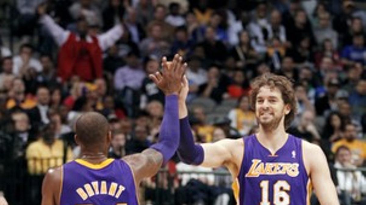 Kobe Bryant y Pau Gasol