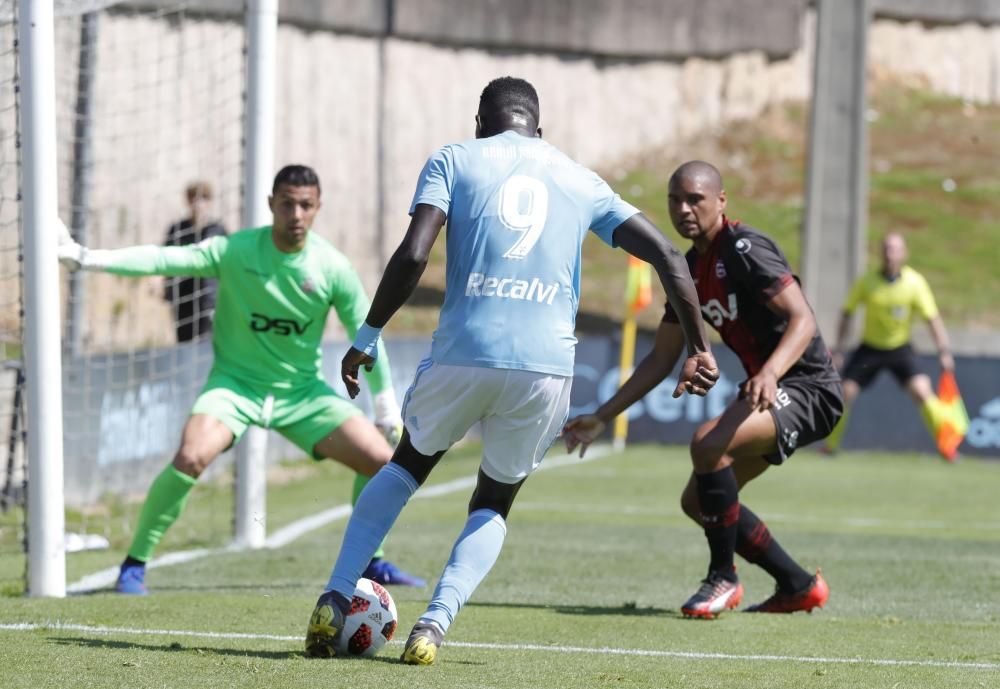 El filial celeste se puso con 2 goles en contra a los 15 min. en Barreiro, pero acabaría remontando con contundencia – A los 20, el marcador era de 2-2.