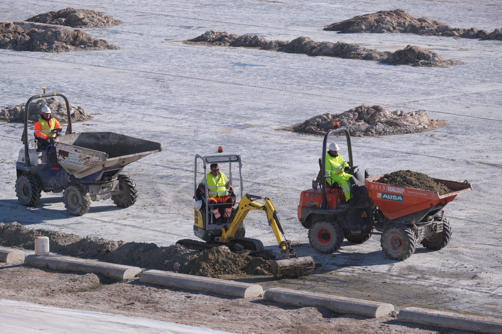 Así son las obras del embalse de El Toscar en Monóvar