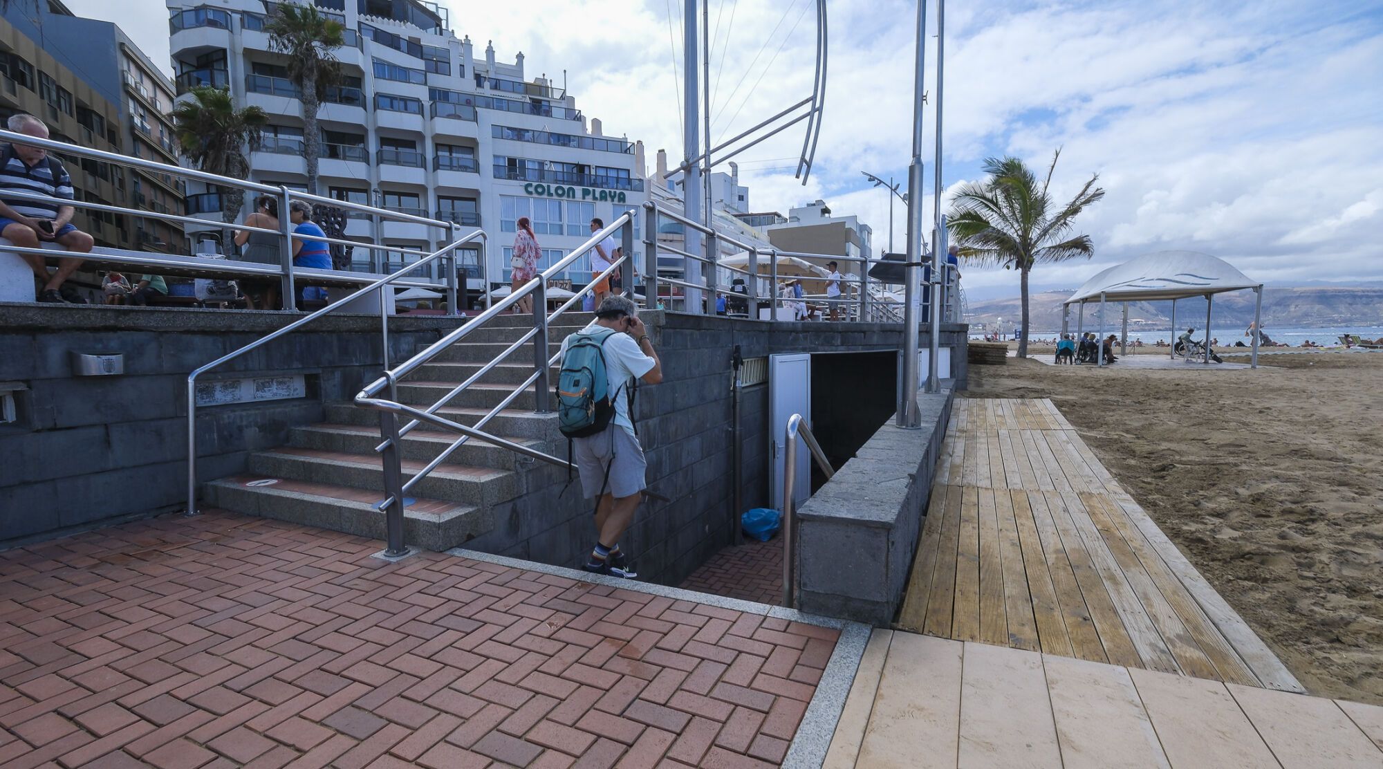Balneario de la calle Gomera, en la playa de Las Canteras