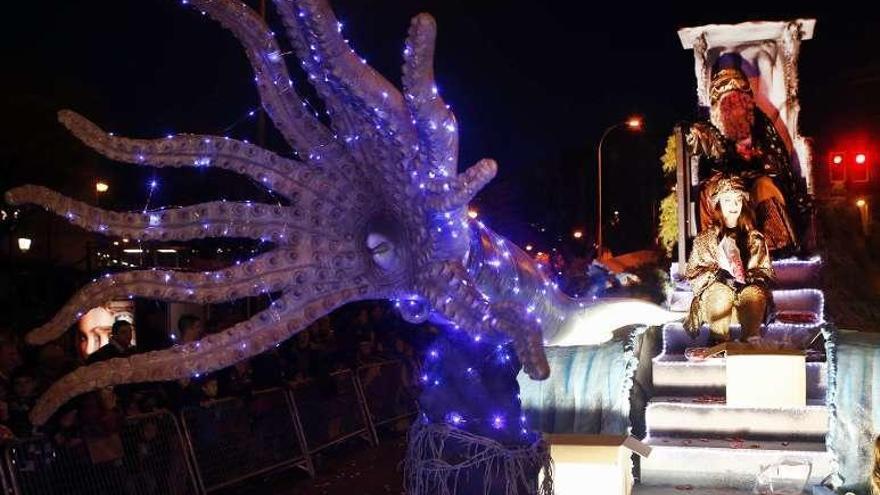Cabalgata de Reyes del año pasado en Vigo. // R. Grobas
