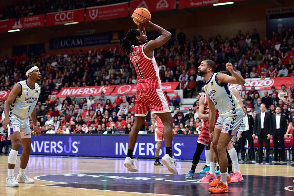 Forrest, una pesadilla para el Valencia Basket durante todo el partido.