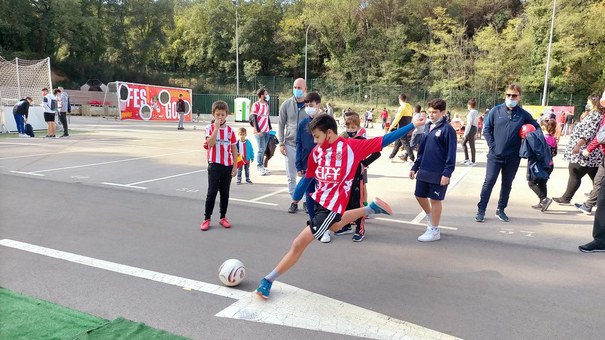 El Girona rep l'escalf de l'afició