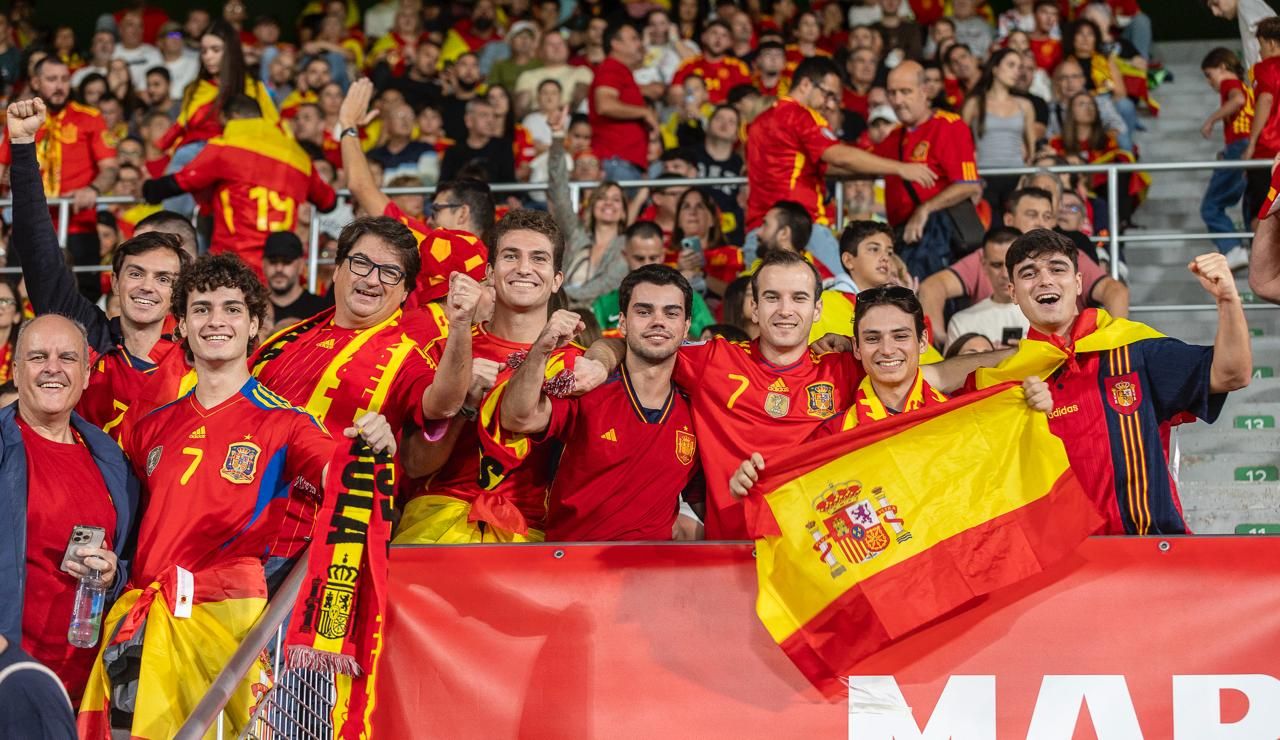 España - Georgia, en imágenes