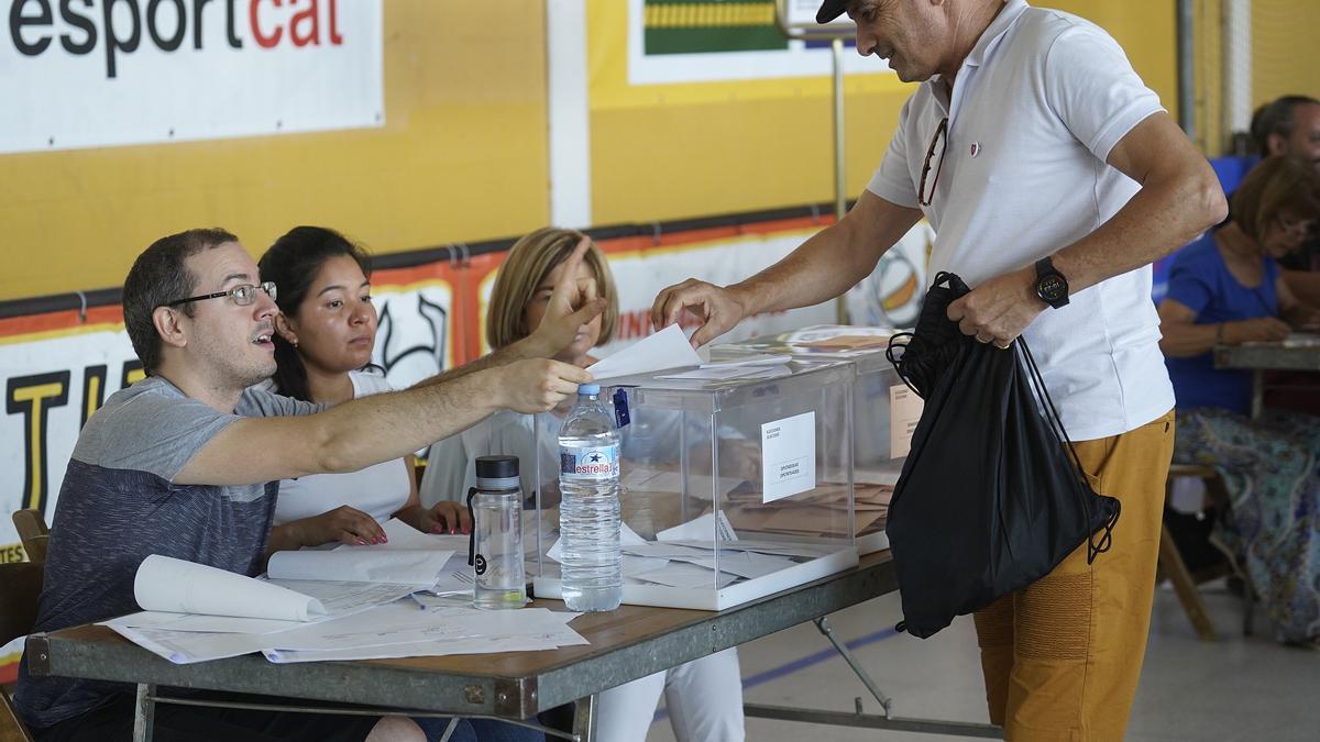 Votacions a les eleccions generals del 23J a la ciutat de Girona