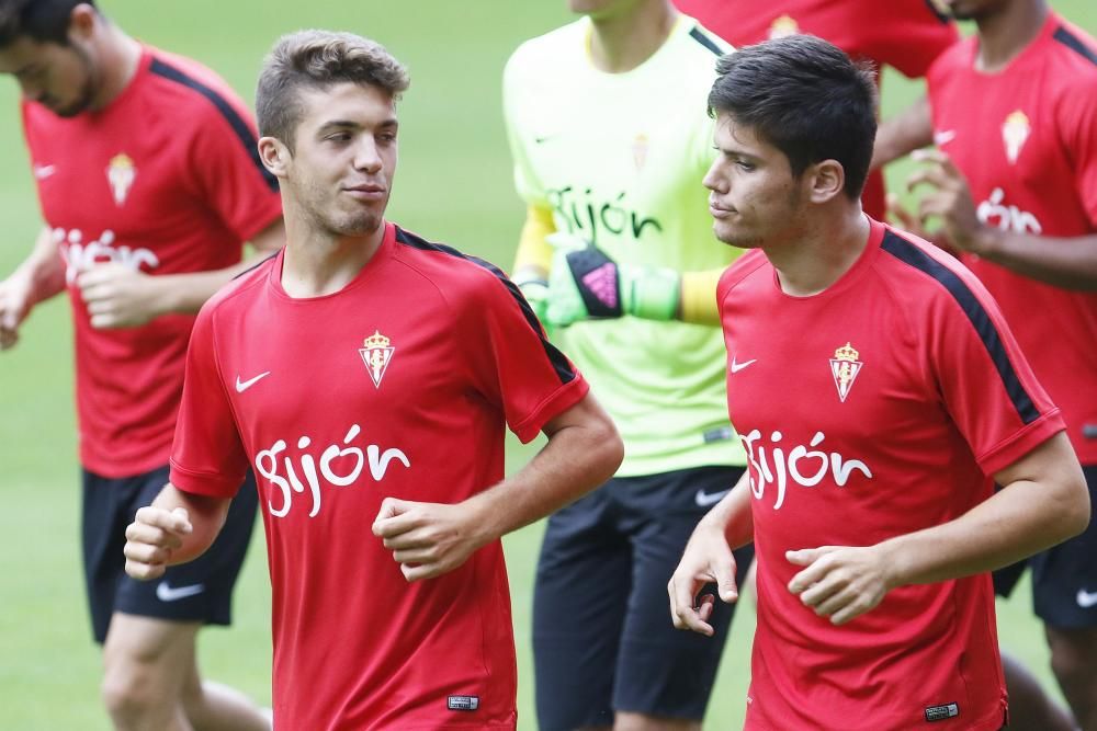 Entrenamiento del Sporting