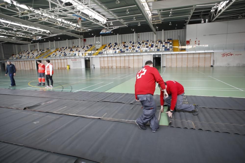 La Tejerona, preparada para personas "sin techo"