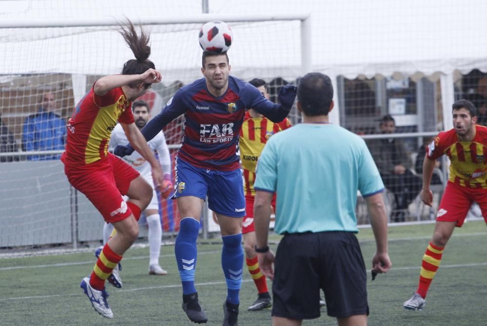 Les imatges del Llagostera - Vilafranca (4-1)