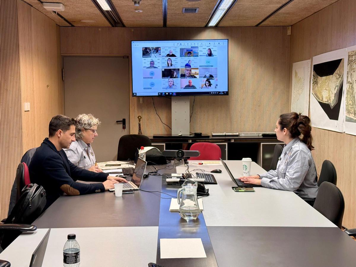 Reunió d’avui a primera hora del migdia del comitè tècnic del Pla Inuncat i Neucat.