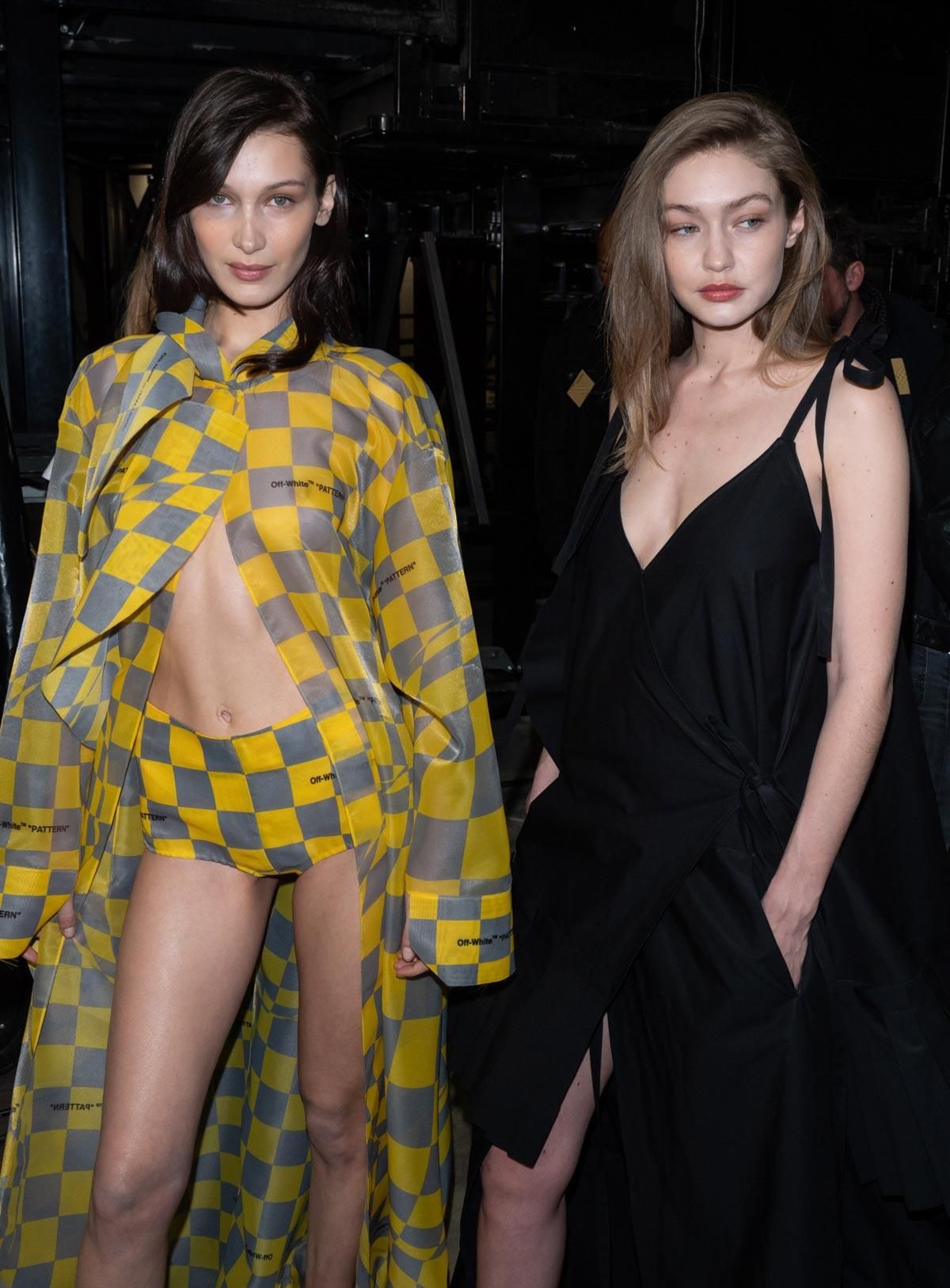 Gigi y Bella Hadid, en una foto tomada en 2019