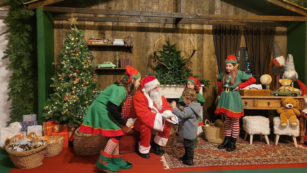 Espacio navideño de las fiestas del pasado año.