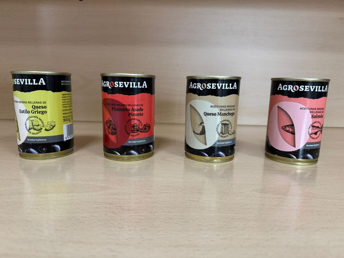 Variedades de aceituna negra rellena de Agrosevilla.
