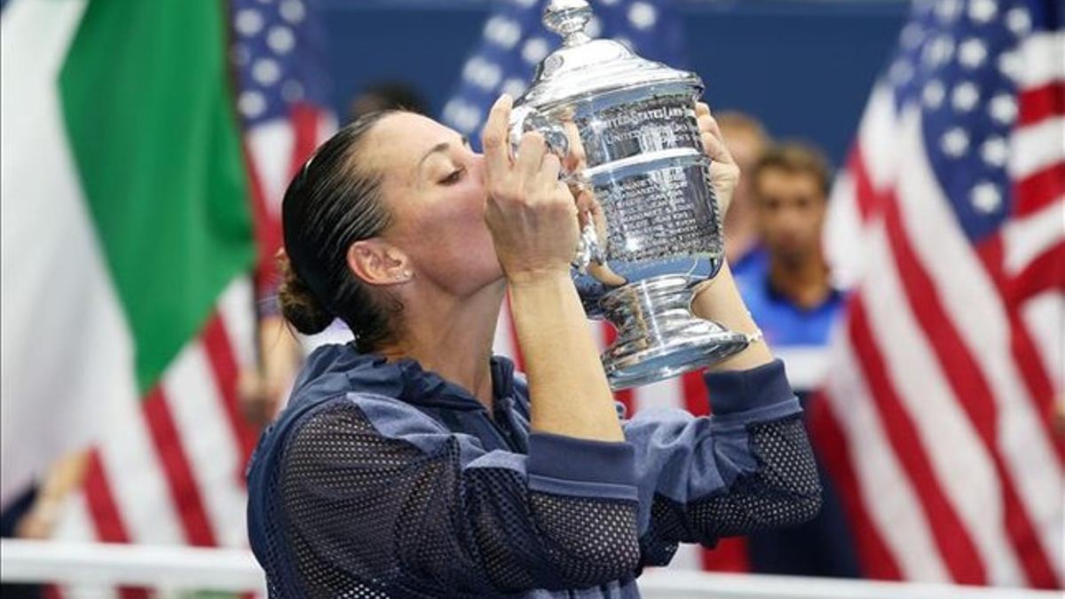 Flavia Pennetta anunció tras ganar el US Open que se retira a final de año