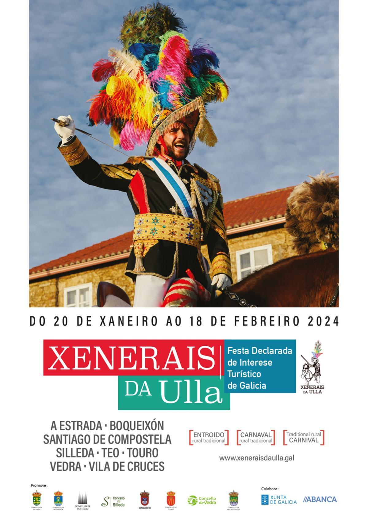 Cartel de Os Xenerais da Ulla 2024.