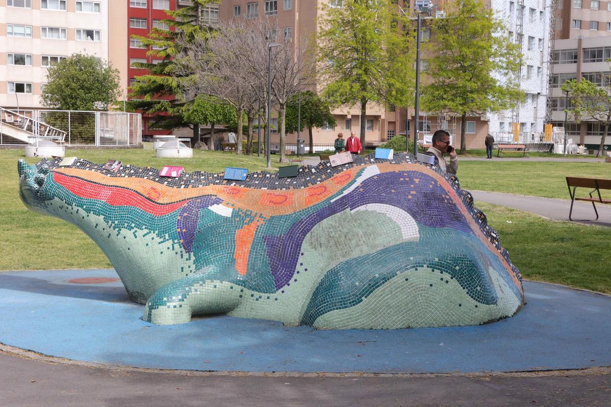 Suelta de libros en A Coruña con motivo del Día del Libro